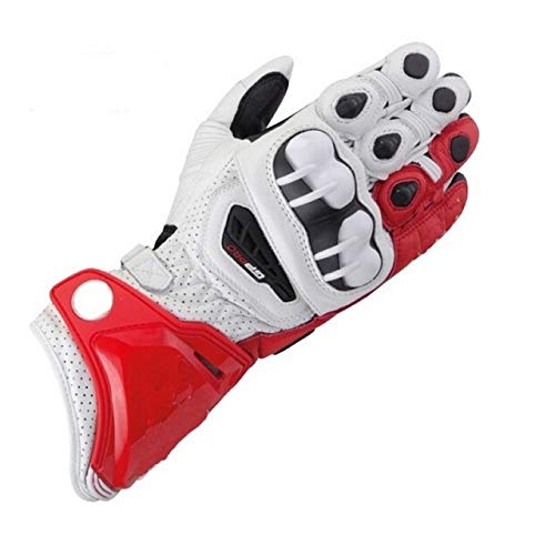 Berrd 2019 Nuevo 8 Color 100% Motocicleta Guantes Largos Racing Driving GP Pro Motocicleta Glovesred XL