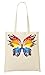 Produktbild C+P Abstract Colorful Butterfly Graphic Tragetasche Einkaufstasche
