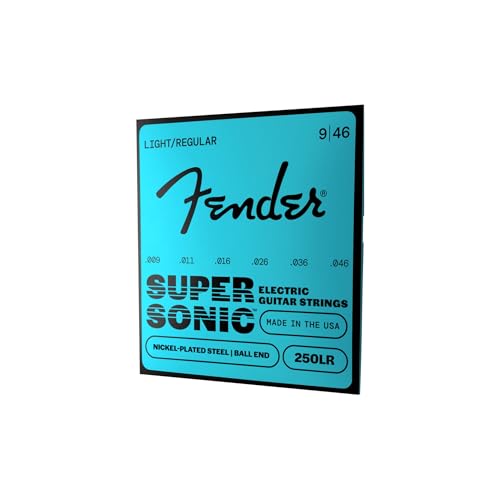 Image of Fender Super 250 Nickel-Plated Steel Electric Guitar Strings, Light Regular Gauge .009-.046, Model 250LR, Model 0730250404