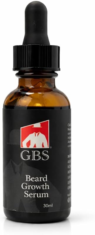 Sérum para barba G.B.S com conta-gotas e fragrância cítrica, 30 mL