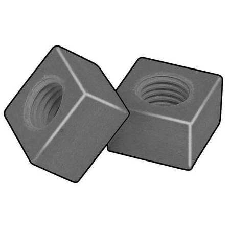 1/2"-13 Vinyl Ester Resin Plain Finish Square Nut - Regular, (Pack of 5)