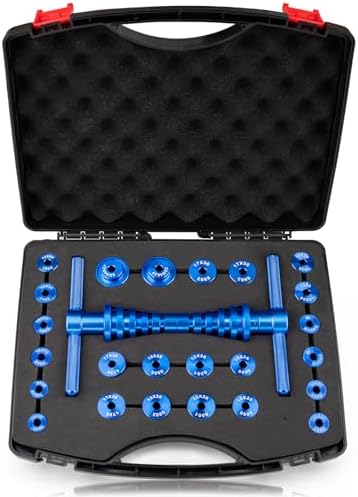 Devvicoo 25PCS Bicycle Bearing Press Kit for Wheel Hub, Soft Tail Frame Pivot Point Installation with Bushing Tool