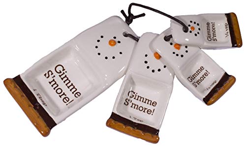 S'mores Earthenware Measuring Spoons - Set Of 4 - 
