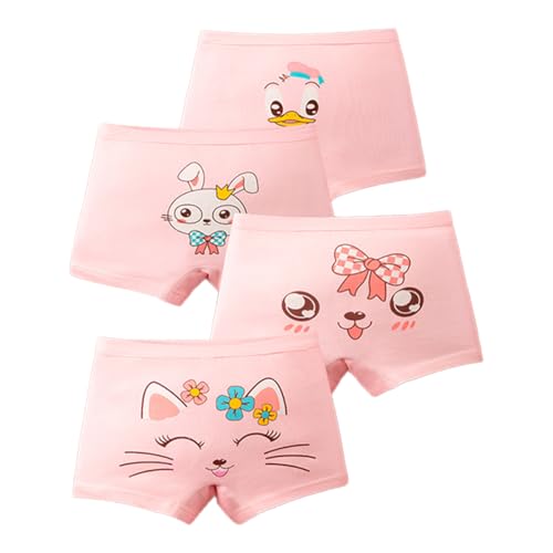 Unterhosen Mädchen, 4 Stück, Pantys Baumwolle Unterwäsche,...