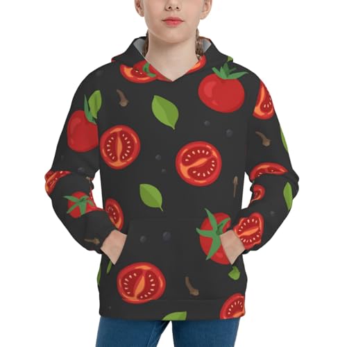 Tomatoes1 Kids Pullover Hoodies Boys Sweatshirts Girls Athletic Clothes with Pocket