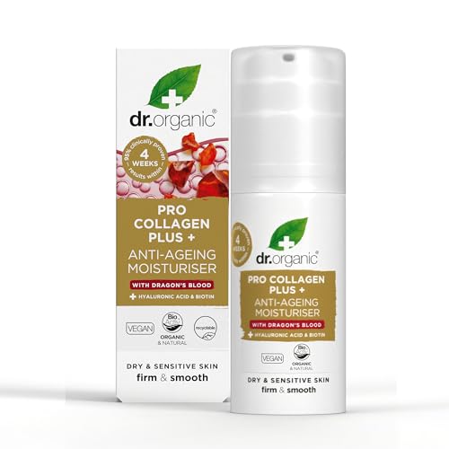 Dr. Organic | Crema Antienvejecimiento Pro Colágeno Plus+ Con Sangre De Dragón | 50 Ml
