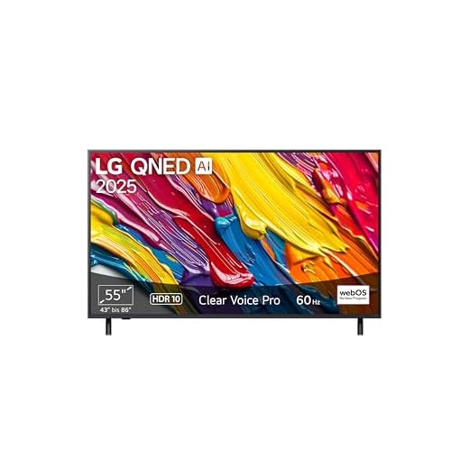 LG 55QNED82A6B 55 Zoll 4K QNED Fernseher