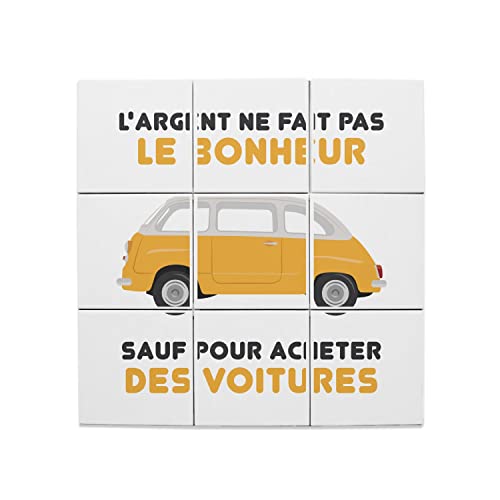 Carreaux céramique rétro pour habiller un mur vide avec une fresque vintage originale