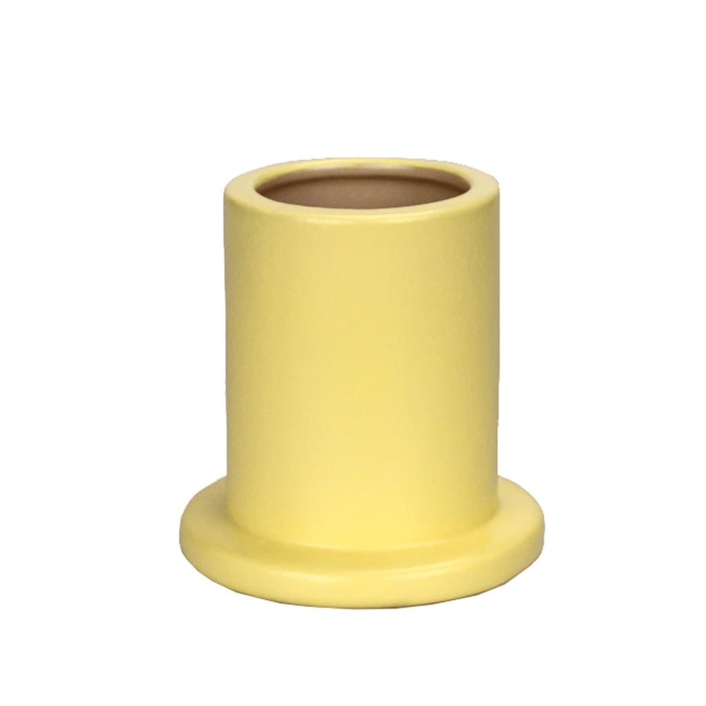 Ceramiczny lekki luksusowy styl obsadka do pióra do przechowywania na biurku stół biurowy artykuły papiernicze (gł. 9,3 * 10 cm)