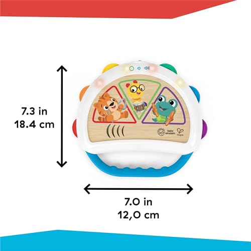 Image of Baby Einstein + Hape Tap & Shake Magic Touch Tambourine, Ages 6 Months and Up