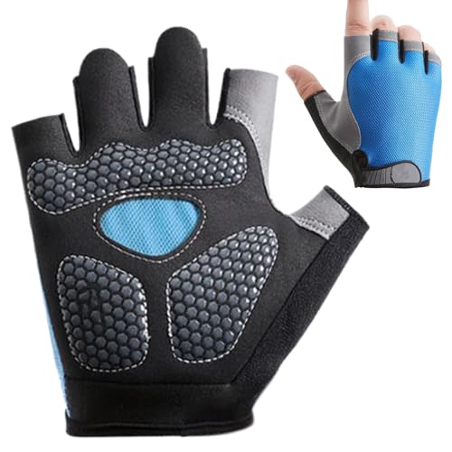 Zestivra Guantes De Entrenamiento Mujeres, Guantes De Gimnasio para Hombres - Guantes De Ciclismo Half Dedo Fitness Mitten - Ejercicio De Protección De Mitadios De Ejercicio Resistente Al Desgaste