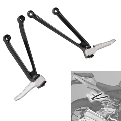 Support repose-pieds passager BMW S1000RR K46 solution duo alu noir robuste - 3