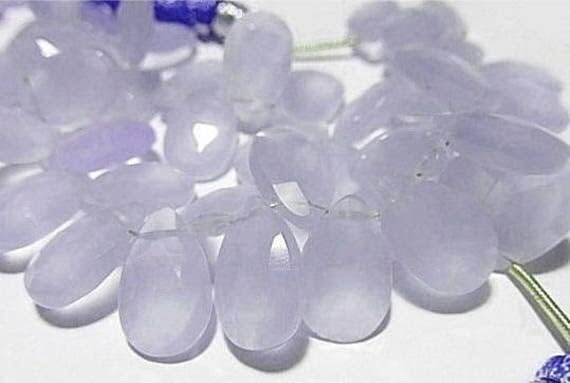 Calcédoine perle briolette pour éviter les pierres ternes en bijoux - 3