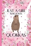 Photo Gallery just a girl who loves quokkas: quokka lovers blank lined journal notebook for women, girls, and kids Photo Gallery just a girl who loves quokkas: quokka lovers blank lined journal notebook for women, girls, and kids