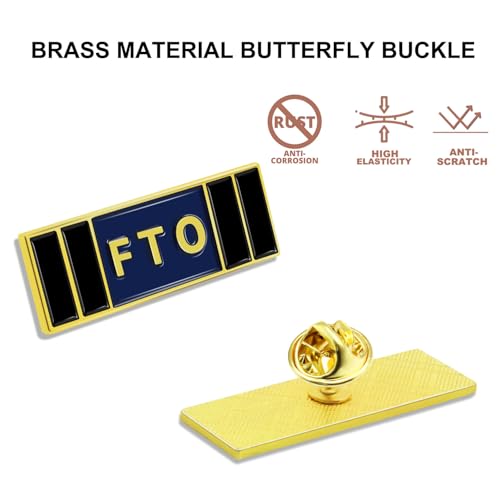 Image of 10 /20 /50 /100 /Pcs Field Training Officer FTO Police lapel Pins Bulk Badge Insignia Citation Merit Award Commendation Bar Pin Buttons Souvenir
