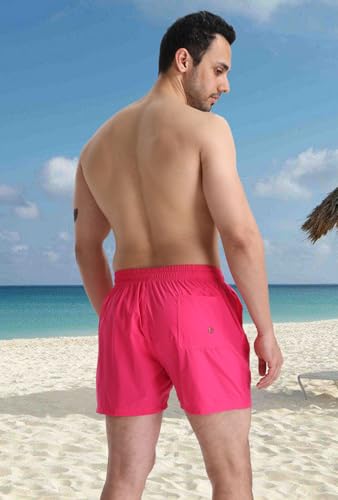 Men's Swim Trunks 5 Inch Quick Dry Board Shorts Mesh Lining Swimming Trunks Beach Shorts for Men Bathing Suits3