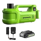 Greenworks 24V Cordless Car Jack Kit, 3 Ton Max Loading For Vehicle Weigh Hydraulic Jack with 2Ah Battery and Charger
