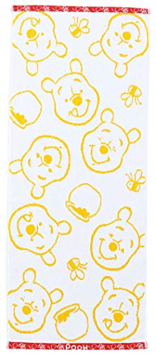 丸眞 フェイスタオル ディズニー くまのプーさん ハニー/プー 約34×80cm 2006013700