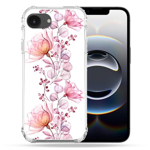 Coque renforcée iPhone 17e Fleur Éclosion étui rigide haute résistance premium