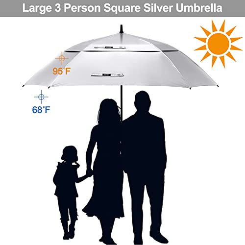 G4Free 68 Inch Square Golf Umbrella