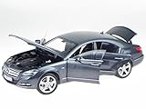Material: Druckguss Mercedes C218 CLS 350 tenorit grau 2010 Modellauto 183548 Norev 1:18