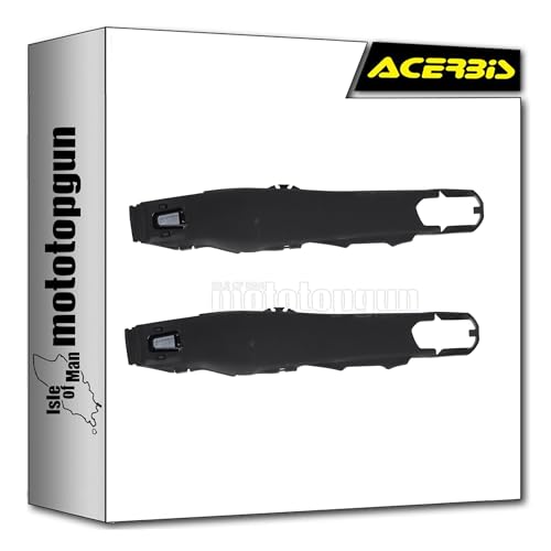 Couvercle fourche teketmagnet noir Acerbis aimanté protection maximale KTM EXC-F 500