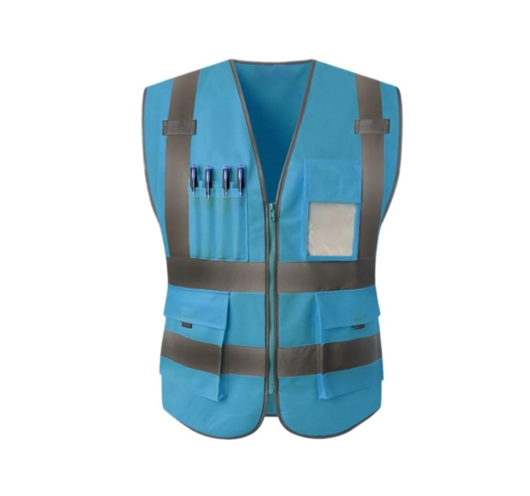 Chaleco De Seguridad Chaleco Reflectante For Trabajo Nocturno, Ciclismo, Tareas De Tráfico, Chaleco De Administración De Carreteras Reflectantes Chaleco De Trabajo