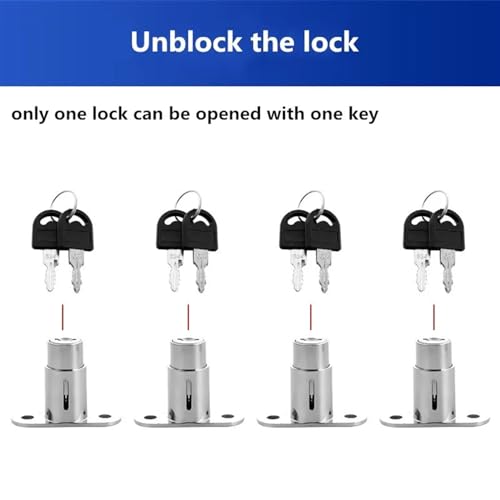 Serrure de fenêtre et placard Push Pull avec verrouillage robuste 40 mm