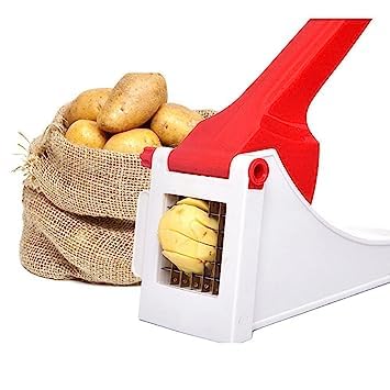 Hebezon Potato/Vegetable Chipser,French Fries Potato Chipser,Salad & Fruits Chopper,Kitchen Gadgets Tool Accessories,Chipser Cutter Machine,Salad Slicer,Cutter Machine for Home(Pack of 1).