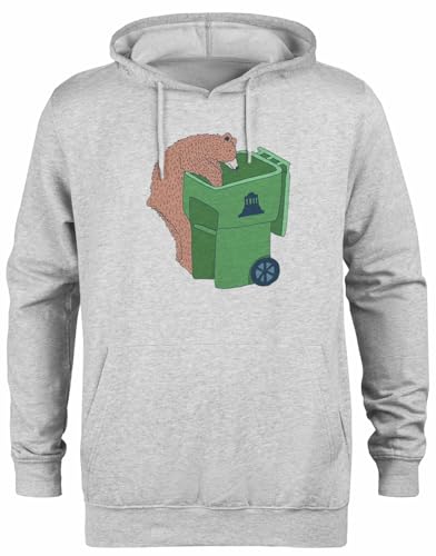 Ours Poubelle pull à capuche gris pour un style unique