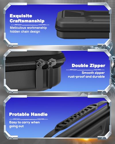 Image of FYOUNG All in One Accessories Case Bundle for Nintendo Switch 2 2025, Portable Carrying Case with Game Card Slots, for Travel & Storage (Black