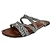 Retro Flat Sandals Donne di cristallo Casuale Fashion Estate Slippers Scarpe Ladies Sandali Da Donna Pantofole Ospiti Lavabili Lavatrice