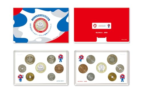【 限定7万個発行 】 ミャクミャク 大阪万博 500円 記念硬貨 令和7年 (日本国際博覧会 2025) 日本 記念貨幣 コイン ２０２５年日本国際博覧会記念五百円バイカラー・クラッド貨幣入りミントセット 7枚セット 大阪万博 コイン 記念硬貨 万博グッズのサムネイル