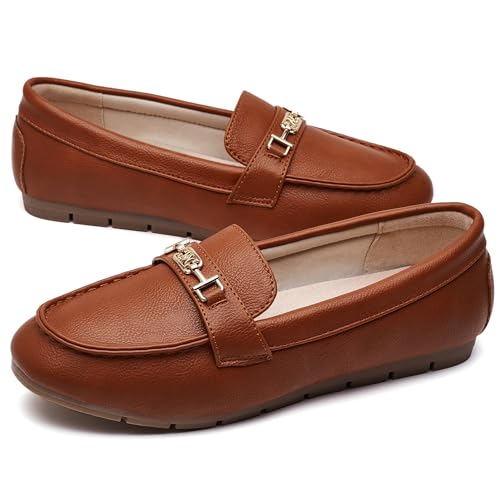 Image of Women's Loafer Shoes Leisure Slip On Work Shoes Comfort Walking Flats