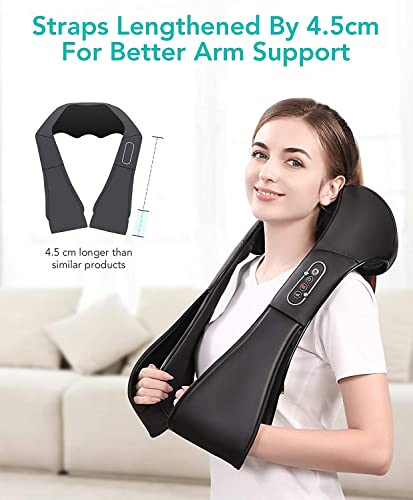 Massagegerät Elektrisch Nackenmassagegerät mit Wärmefunktion für Schulter Nacken Rücken Shiatsu Massagegeräte 3D-Rotation Massage mit ideale Geschenke für Frauen/Männer, Vatertagsgeschenk - Image 6