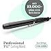 Professional Series Curling Wand 1 1/4 Inch Iron by MINT | Extra-Long 2-Heater Ceramic Barrel That Stays Hot. Hair Curler / Wave Former. Travel-Ready Dual Voltage.