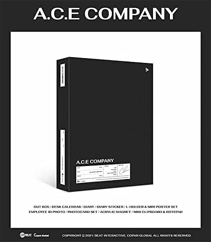 A.C.E 2022 SEASON'S GREETINGS [ A.C.E COMPANY ] ( Desk Calendar+Hard Cover Diary+Diary Sticker+L-Holder+Mini Poster Set+Employee ID Photo+Photo Card Set+Acrylic Magnet+Mini Clip Board+Note Pad )