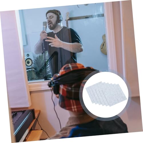 Toddmomy 6 paneles acústicos absorbentes de sonido para estudio oficina home theater Gris Plata miniatura 4