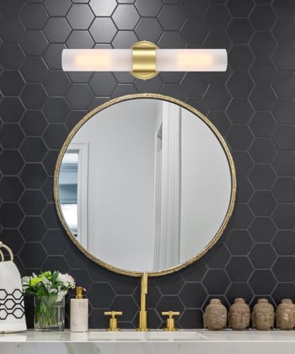 Image of DAYCENT Modern Gold Wall Sconce Bathroom Light Fixtures 2-Light