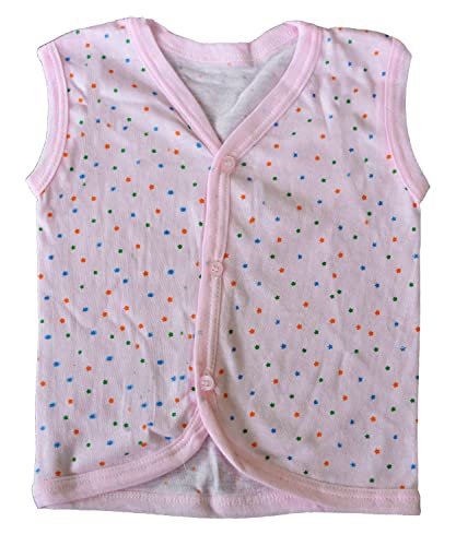 Image of New Born Baby Itch Free Feel Free Star Printed 100% Cotton Jabla Combo (Set of 10)(0to6 Months)