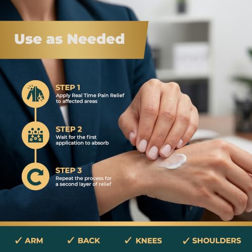 Image of Real Time Pain Relief MAXX 4oz Tube | 18 Natural Ingredients: Arnica, Menthol & Peppermint | Maximum Strength Muscle Pain Relief Lotion for Arthritis, Hands, Ankles, Back, Shoulders, Knees & Joints