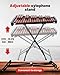 32-Key Wooden Xylophone& Marimba Set with Adjustable Stand | Professional Glockenspiel Percussion Instrument Kit | Includes 2 Pairs of Mallets & Bag