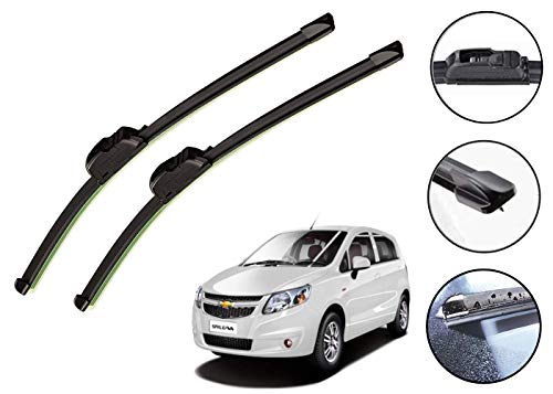 Image of Auto Hub Car Wiper Blades Compatibility With Chevrolet Sail UVA - Set of 2 Pcs (D-22,P-16)