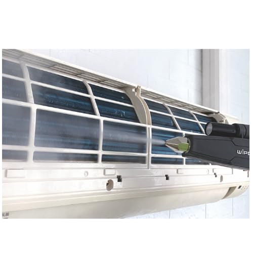 Wipcool C30s cleaning an air conditioner unit