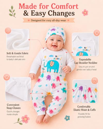 Image of Baby Boy Girl Clothes Preemie Newborn Must Have Infant Essentials Outfits 20 Piece Clothing 0-18 Months