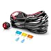 Nilight Off Road ATV/Jeep LED Light Bar Wiring Harness Kit 40 Amp Relay On/off Switch Included