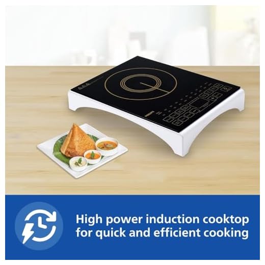 Philips Viva Collection HD4928/01 Induction Cooktop, Black