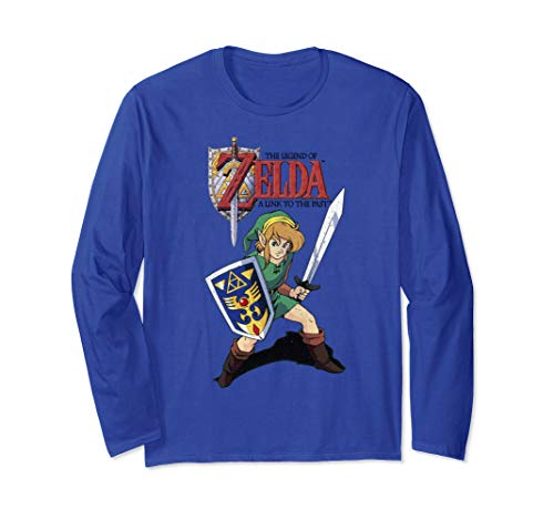 Legend of Zelda Link to The Past Cartoon Art Long Sleeve Tee Long Sleeve T-Shirt