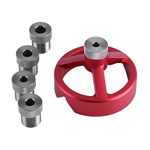 Nimoa Drilling Guide Tool Set, 5/6/7/8/9/10mm Centering Woodworking Tool Drill Guide Vertical Drill Fixture