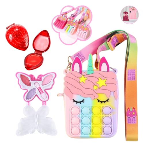 Maquiagem Infantil Kit De Criança Make Linda Com Embalagem de Presente